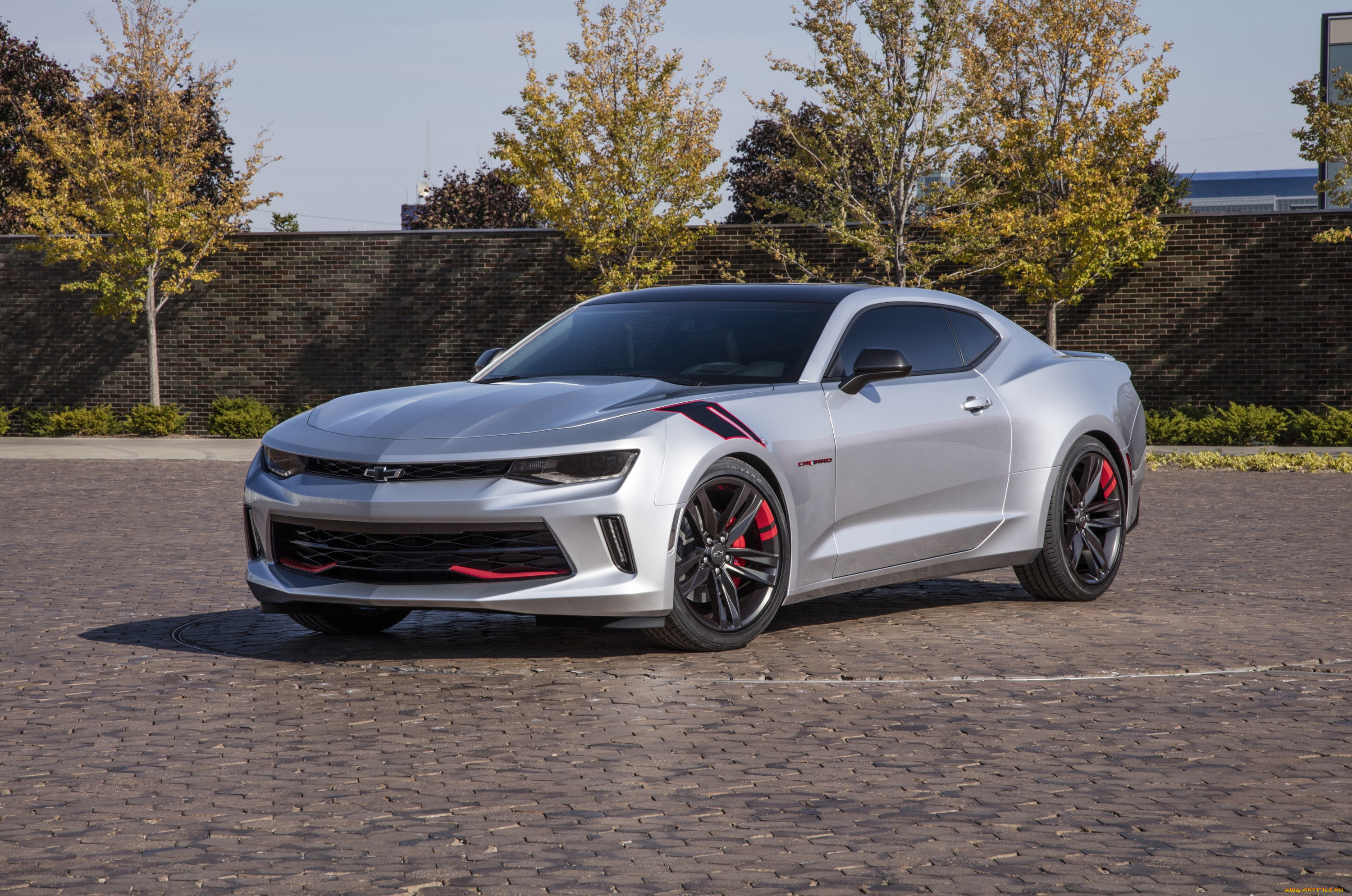 , camaro, 2015, concept, series, red, line, chevrolet